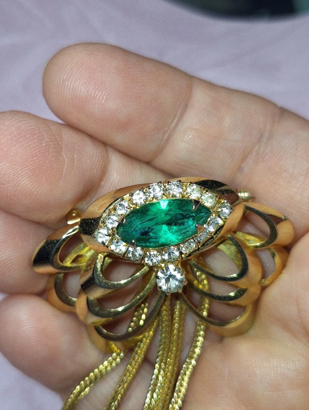 Signed KRAMER VINTAGE BROOCH ! **RARE**